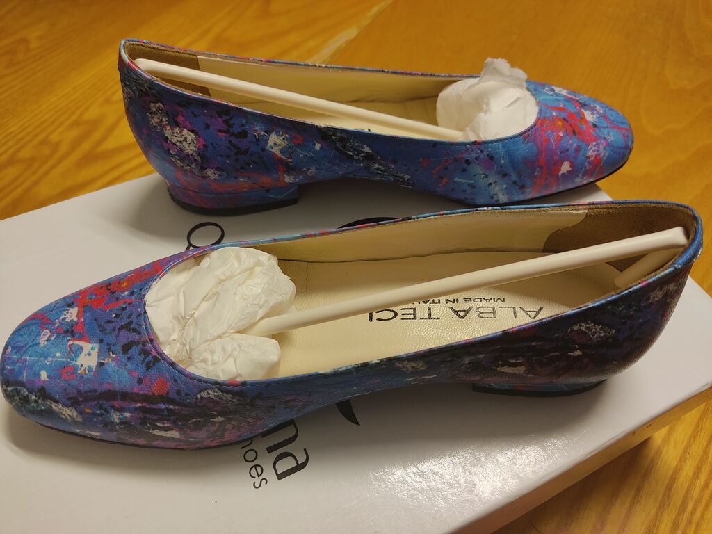 5351556 Ballerine in vera pelle