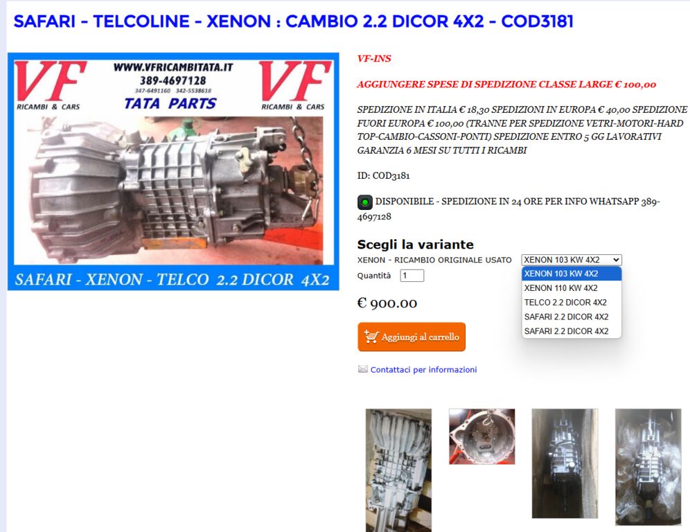 5364132  Cambio TATA Telcoline