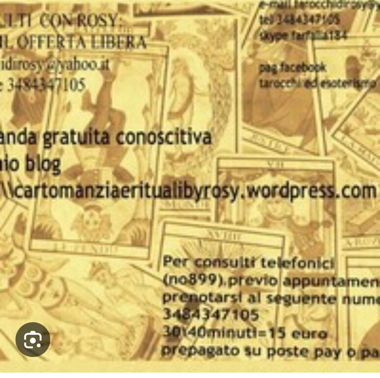 5383352 Cartomante e sensitiva rosy