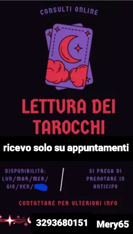 5349340 Cartomante sensitiva con stesura