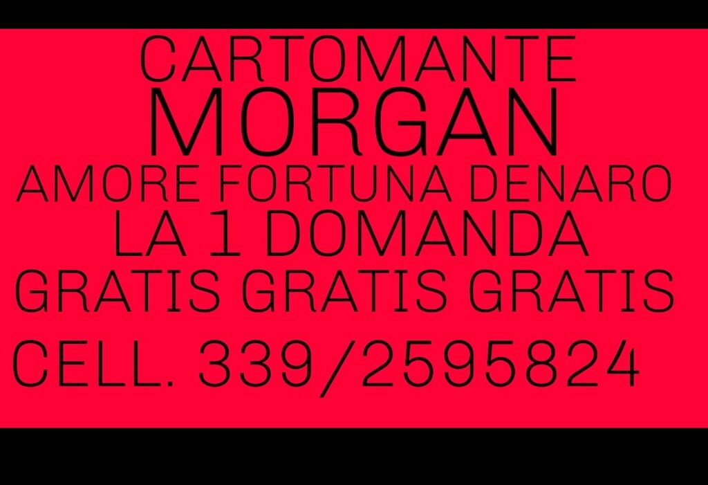 4994426  CARTOMANTE SENSITIVO MORGAN 