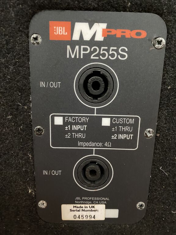 5354639 Casse audio professional jbl