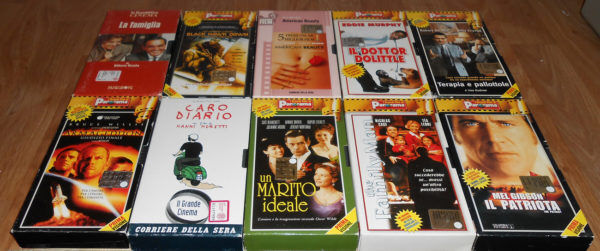 5168693  cassette VHS film da collezione