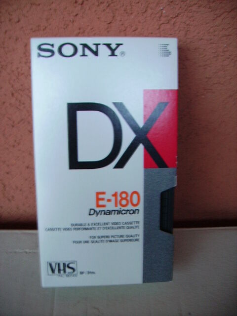 5386535 Cassette vhs  sony 180