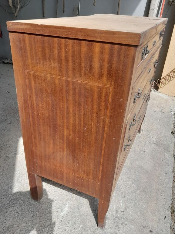 5383633 Cassettone specchiera antico in