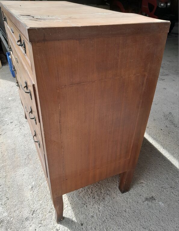 5383634 Cassettone specchiera antico in
