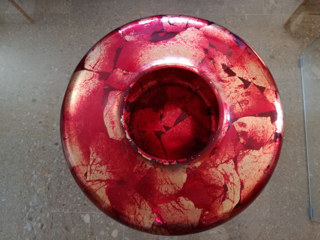 5404209 Centro tavola rosso