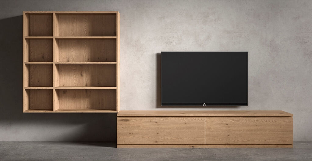 5409788 Composizione soggiorno in rovere