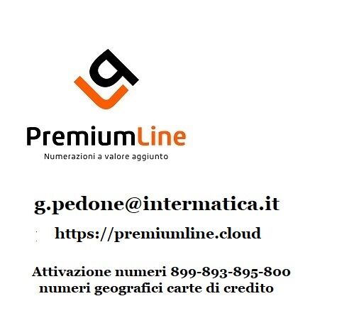 5380957 Consulti telefonici 899 e carte