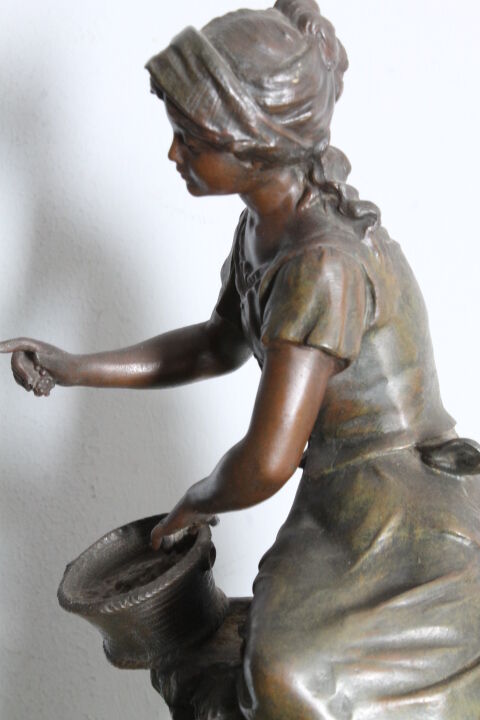 5347884 Coppia di sculture auguste