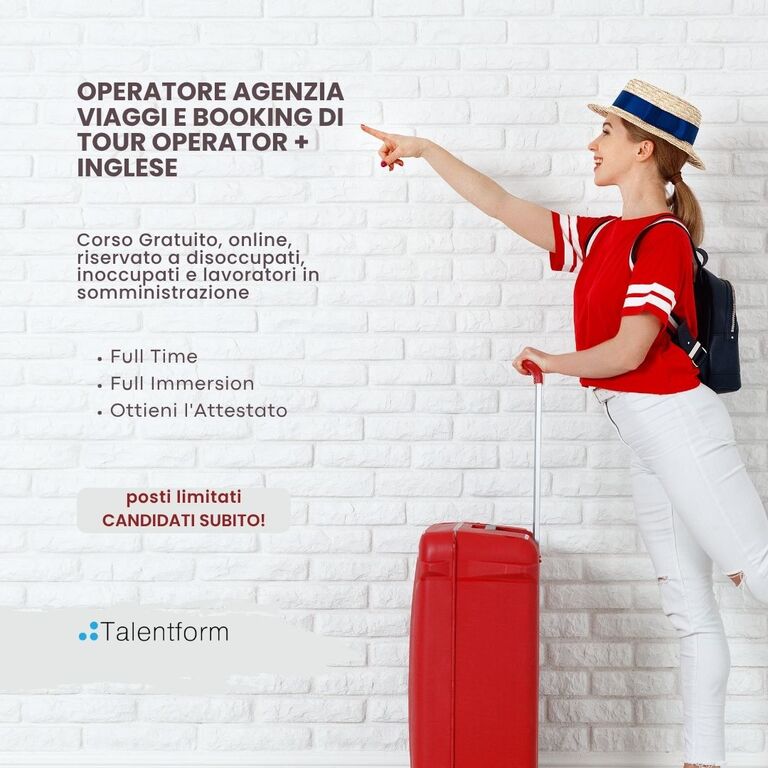 5408921  corsoOperatore Agenzia Viaggi