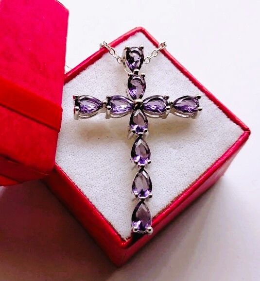 5410683 Croce + catenina in argento e