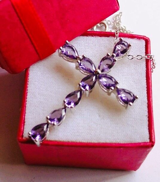 5410684 Croce + catenina in argento e