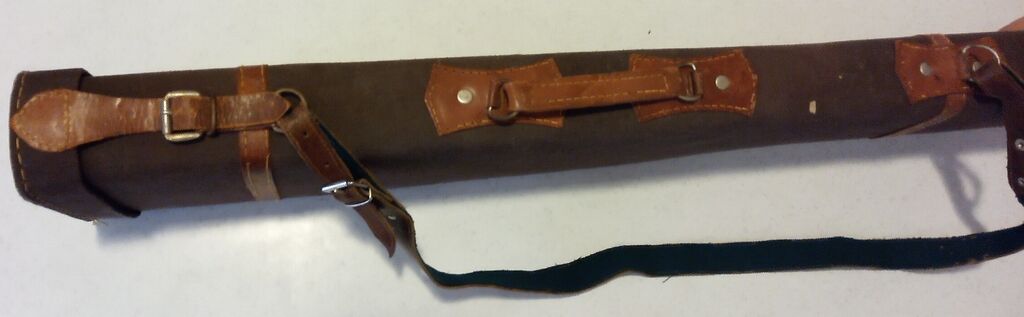 5377782 Custodia x fucile antica rigida,