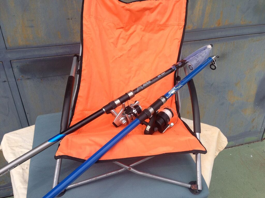 5404133 Due canne da pesca-con