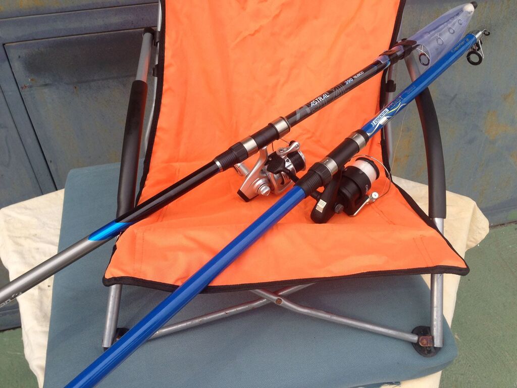 5404135 Due canne da pesca-con