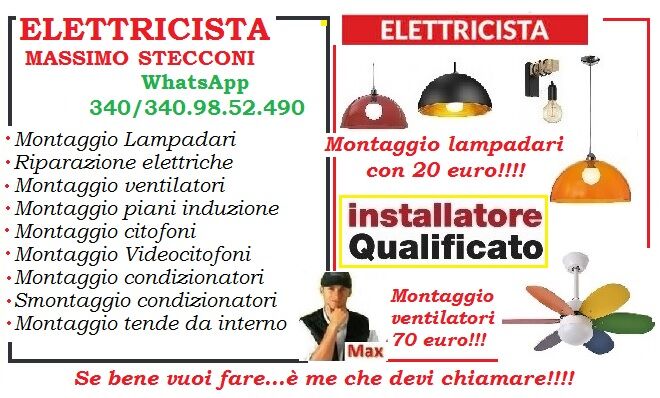 5248010  Elettricista riparazioni Roma