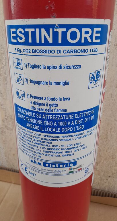5407429 Estintore portatile anidride