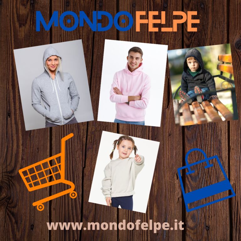5369159 Felpe per bambini e adulti