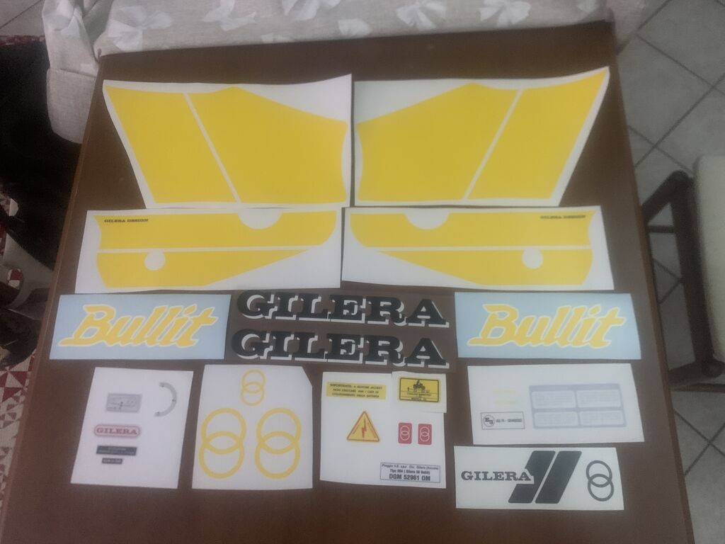 5356551 Gilera bullit 1 serie giallo e