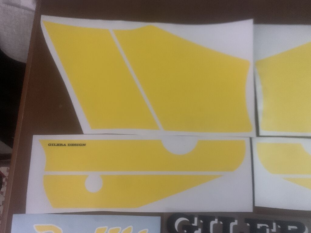 5356552 Gilera bullit 1 serie giallo e
