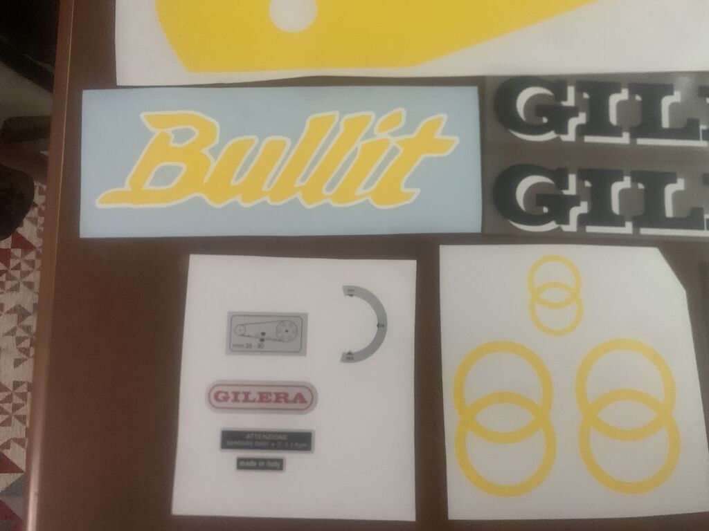 5356556 Gilera bullit 1 serie giallo e