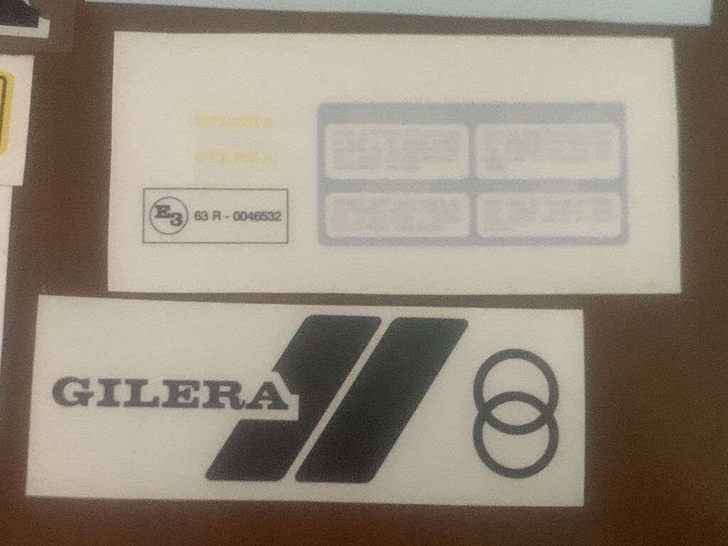 5356557 Gilera bullit 1 serie giallo e
