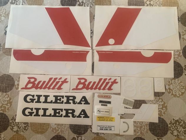 5356568 Gilera bullit 1 serie rosso e