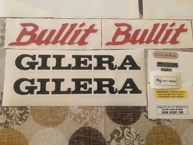 5356569 Gilera bullit 1 serie rosso e