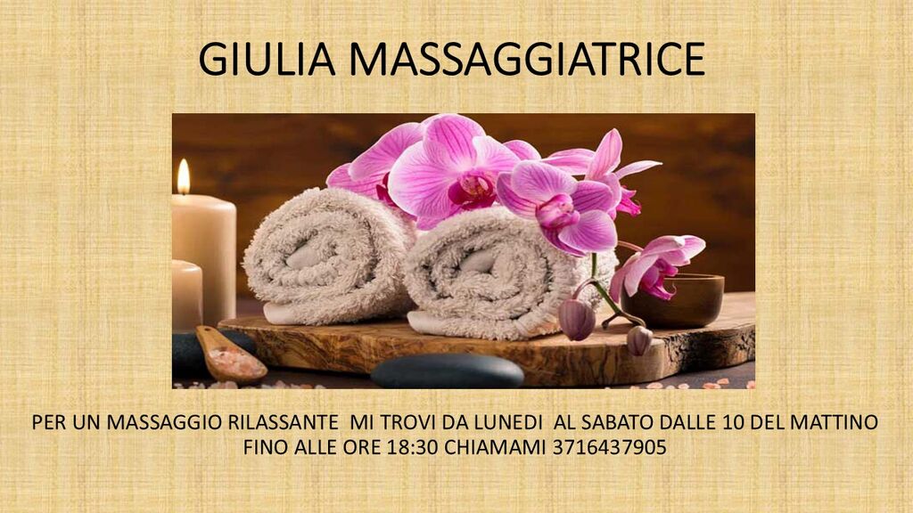 5405352 Giulia massaggio relax o