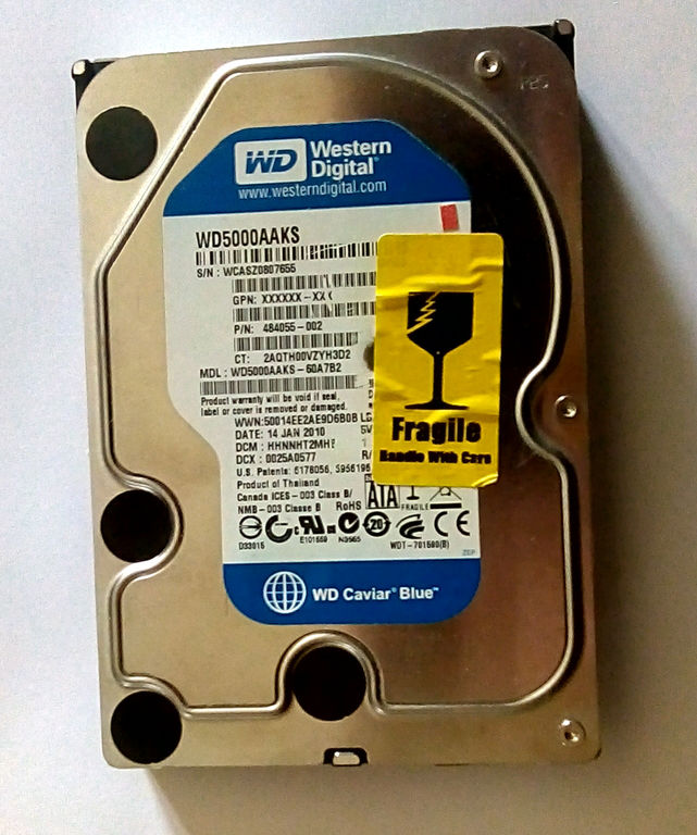 3782314 Hard Disk 500 GB Western Digital