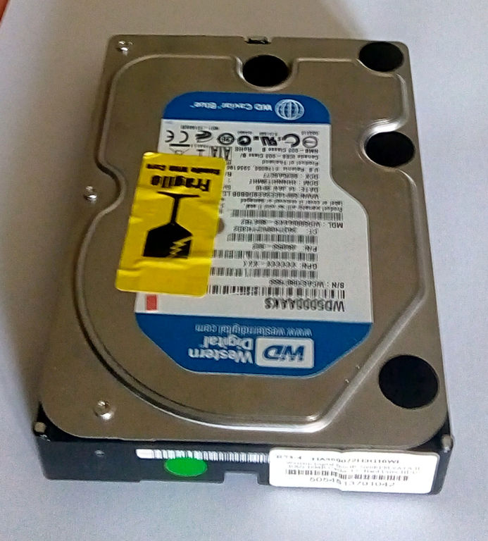 3782315 Hard Disk 500 GB Western Digital