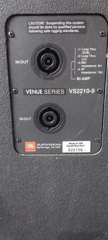 5354046 Impianto audio professionale jbl