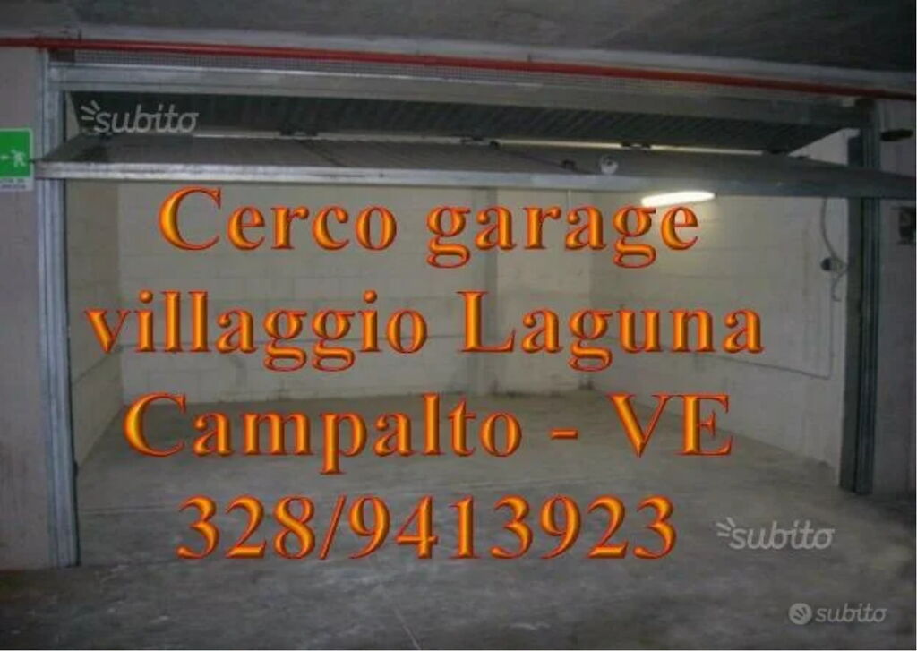 4871022 Cerco in affitto box Villaggio