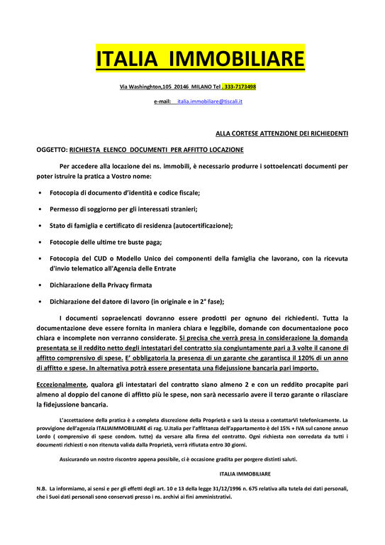 5366357  in affitto appartamento BENNET