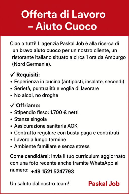 5402284 Paskal Job azienda operante nel