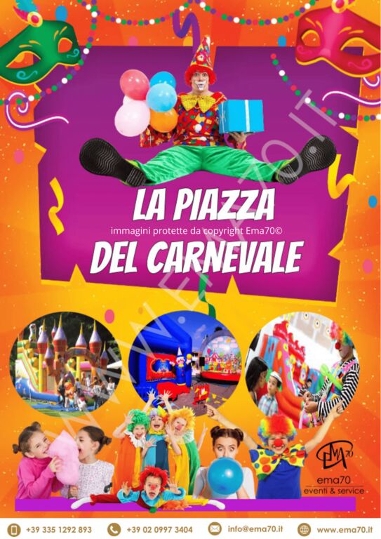 5408233 La piazza del carnevale