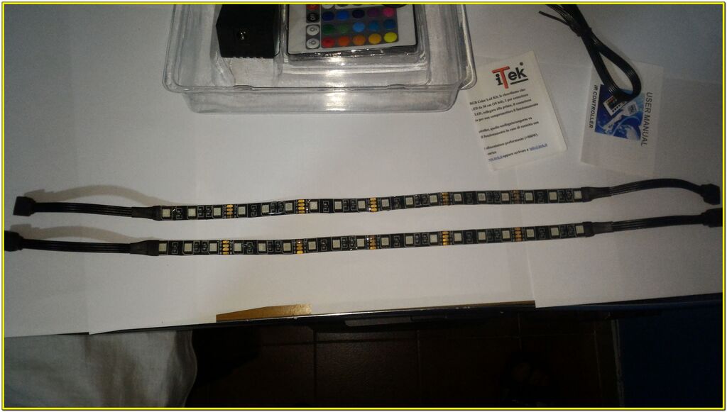 5402699 Led rgb itek magnetiche per pc