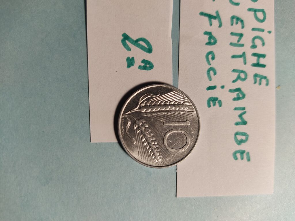 5402192 Lire 10 con spighe doppia faccia