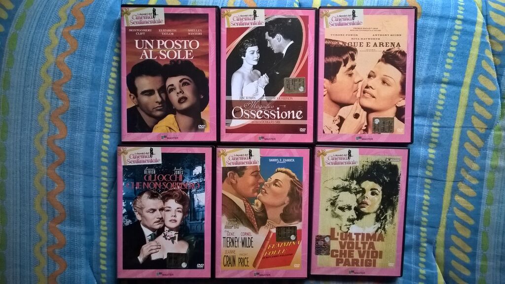 5377592 Lotto 12 film sentimentli in dvd