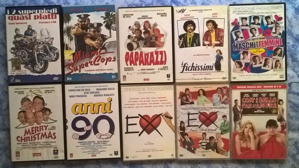 5404742 Lotto 19 film comici italiani in