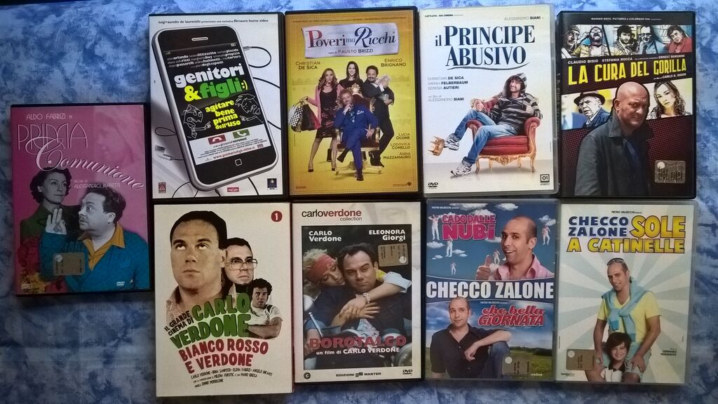 5404743 Lotto 19 film comici italiani in
