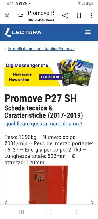 5370503 Martello demolitore per