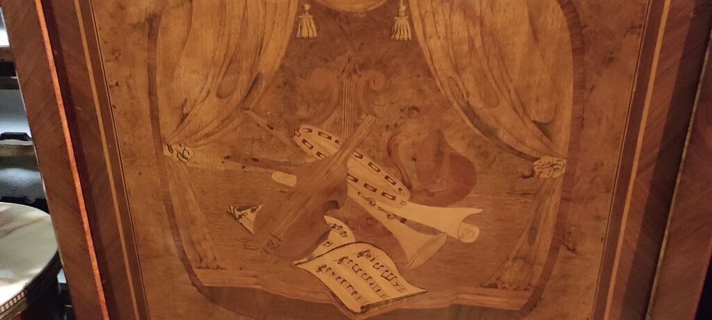 5367160 Mobile bar anni 50 con lampada e