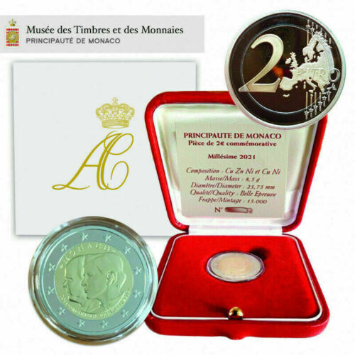 5403617 Monaco 2€ commemorativo 2021,