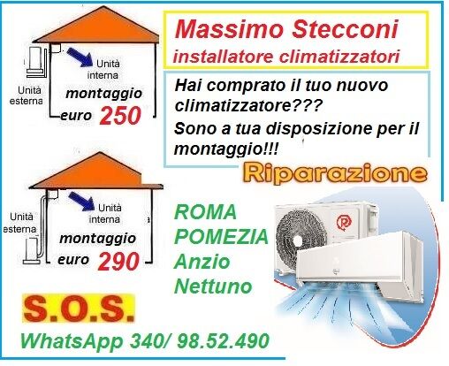5348967 Montaggio condizionatore roma
