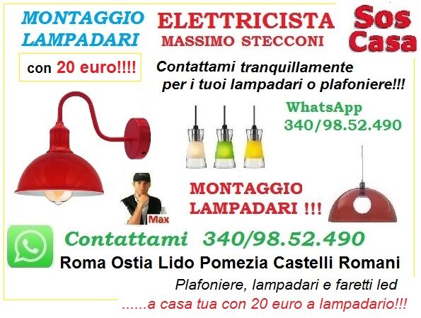 5353366 Montaggio lampadario roma san