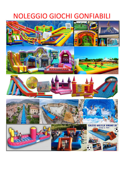 5390776 Noleggio  giochi  gonfiabili