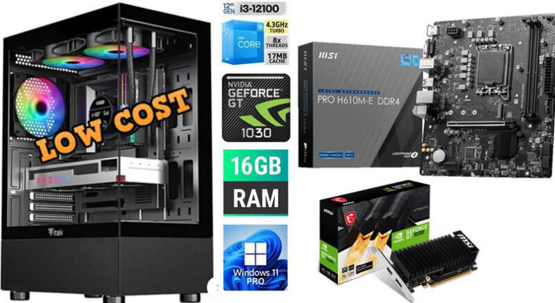 5350907 Offerta pc gaming roma i3
