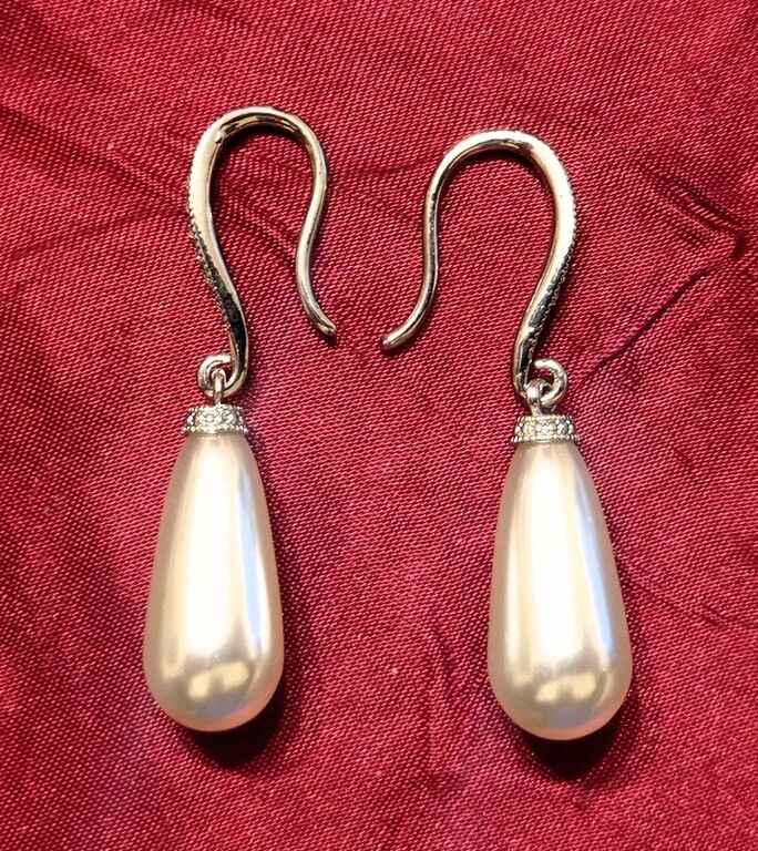 5408969 Orecchini in argento e perle